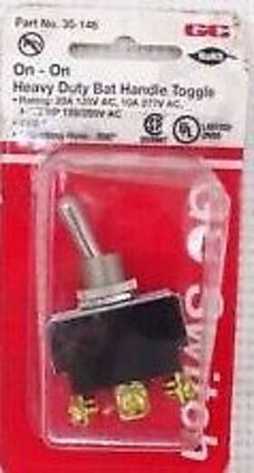 35-146 Gc Electronics On-on Heavy Duty Bat Handle Toggle