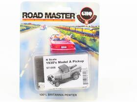 57-006 Ghq N 1/160 Scale Roadmaster Series Kit 1930s Model A Pickup Truck 57-006 Ghq N 1/160 Scale Roadmaster Series Kit 1930s Model A Pickup Truck