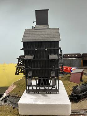710051 Golden Gate Depot O Scale Ogle 100 Ton Coaling Tower Black 2008 Lnib B22 710051 Golden Gate Depot O Scale Ogle 100 Ton Coaling Tower Black 2008 Lnib B22