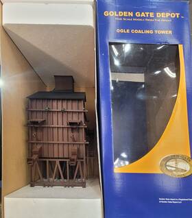 Sb-101 Golden Gate Depot Inch O Scale Plastic Ogle 100 Ton Coaling Tower Redwood Ln Sb-101 Golden Gate Depot Inch O Scale Plastic Ogle 100 Ton Coaling Tower Redwood Ln