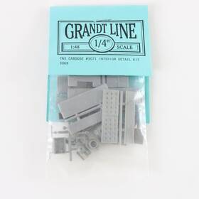 3071 Grandt Line 3069 C&s Caboose Interior Detail Kit 1 48 O 1/4 Inch
