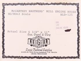 Bld-125 Guts Gravel & Glory Ho/hon3 Scale And Kit Mccartney Bros. Mill Engine House
