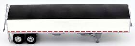 Hl-469 H.o. Logistics Llc Rtr Covered Grain Trailer White With Black Tarp 1/87 Model-ho Logistics-built-layou