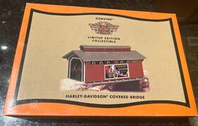 97963-01z Harley-davidson 2000 Covered Bridge Ho Scale Model Kit Complete With Box