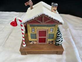 14-00217-002 Hawthorne Village Switchman Santa Train Station Railroad Accessory Works