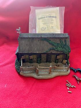 14-07891-015 Hawthorne Village C6 Inch Confederate Stables Civil War Ho Train Layout