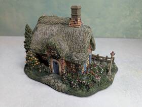 79733 Hawthorne Village Used Sweetheart Cottage Building Thomas Kinkade