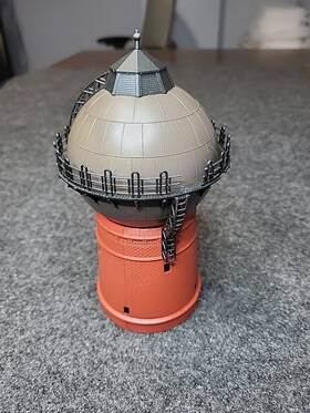1735 Heljan Ho Water Tower Fully Assembled