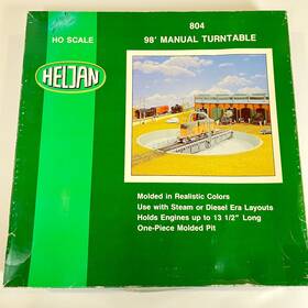 Heljan 708769008040 804 Manual Turntable 98ft Building Kit For Roundhouse Facility Ho Scale
