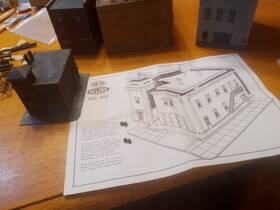 933-3090 Heljan Con-cor Ho Firehouse #905-605 Built Instructions