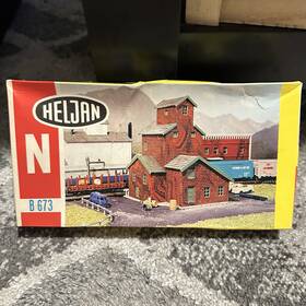 B673 Heljan #b 673 Inch Meat Packing Plant N Scale