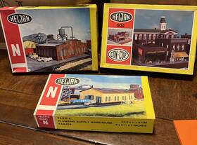 B675 Heljan 3 Dioramas #d6 N Scale Commercial Buildings C-7 Us Seller