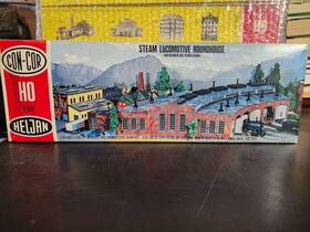 B803 Heljan Ho Scale Con-cor 3 Stall Roundhouse Building Kit