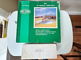 Heljan Walthers 942-472 #804 Ho 98ft Turntable Kit And #942-472 Drive Motor - Nos