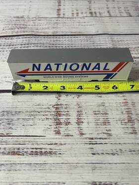 001072 Herpa Ho 49ft National Moving Van Tractor Trailer #1072 Con Cor 001072 Herpa Ho 49ft National Moving Van Tractor Trailer #1072 Con Cor
