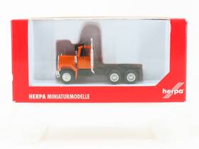 15235 Herpa Ho 1/87 Scale Gmc Short Painted Orange Body Tractor 15235 Herpa Ho 1/87 Scale Gmc Short Painted Orange Body Tractor