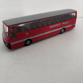 7572 Herpa Bahnbus - Reisen Kassbohrer Plastic Bus Red Free Shipping