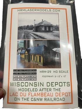 Hrm-29 Hidden River Manufacturing Llc Ho Scale Hrm Laser Model Wisconsin Depot
