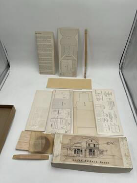 611301 Historical Scale Miniatures Hsm Ho Santa Anita Lucky Baldwin Depot 1890