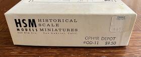 Od-11 Historical Scale Miniatures Ho Ophir Depot Building Kit