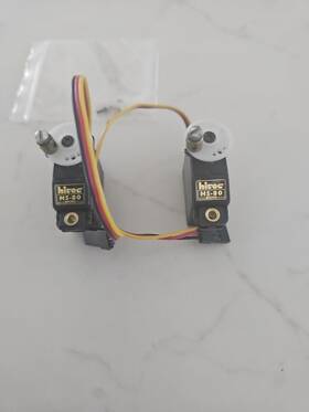 Hs-80 Hitec Rcd Pair Of Micro Fast Apollo 24 Rc Servos