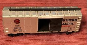 163985 Ho Trains Vintage Original Scale Box Car In Silver Southern Pacific Overnights