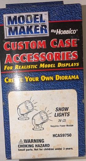 Hcas9750 Hobbico Model Maker Custom Case Show Lights 3v Set Of 2