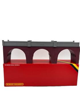 R180 Hornby Railways Viaduct Bridge Brick Type Triple Arch Oo Scale Britain