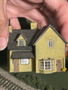 R8518 Hornby Skaledale Green Cottages N Scale Home Railway Building Bay Window R8518 Hornby Skaledale Green Cottages N Scale Home Railway Building Bay Window