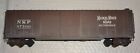 Hr-0114-1 Pecos River Brass Nickle Plate Road Dd Box Car Cast