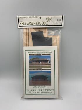 Hrm-26 Hrm Laser Models Ho Milwaukee Road Wausau R.e.a. Depot Limited Run Kit #hrm-26 Hrm-26 Hrm Laser Models Ho Milwaukee Road Wausau R.e.a. Depot Limited Run Kit #hrm-26