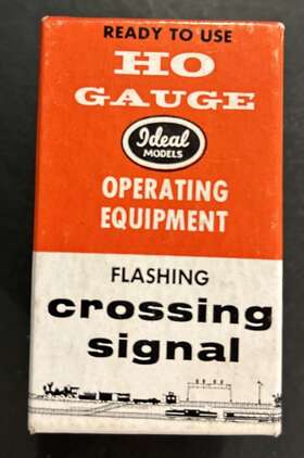 B-105 Ideal Models Operating Equipment Flashing Crossing Signal Not Tested B105 In Box B-105 Ideal Models Operating Equipment Flashing Crossing Signal Not Tested B105 In Box