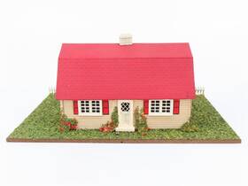B-250 Ideal Models Ho Scale #b-250 Ready Built Dutch Colonial House - Illuminated B-250 Ideal Models Ho Scale #b-250 Ready Built Dutch Colonial House - Illuminated