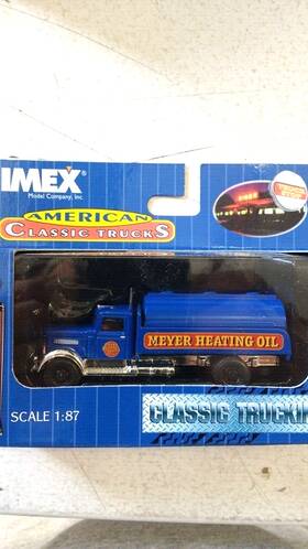 870015 Imex Rtr Ho Meyer Heating Oil Peterbilt Tanker Truck Built 1/87 Blue 870015 Imex Rtr Ho Meyer Heating Oil Peterbilt Tanker Truck Built 1/87 Blue