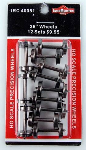 40051 Intermountain Ho 36 Inch Insulated Precision Wheel Sets Pack Of 12