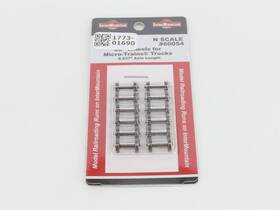 60054 Intermountain N Scale 36 Inch Blackened Metal Wheels 12-pack For Mtl Trucks