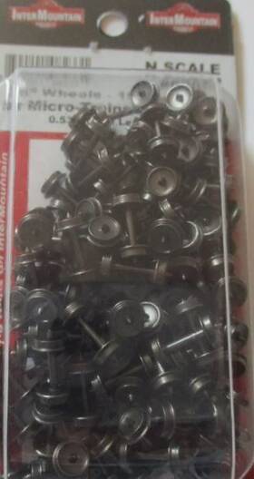 60058 Intermountain N 36 Inch Brass Insulated Wheelsets For Mtl Trucks Pack Of 100