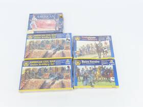 Italeri & Accurate Figures 001283060479 Lot Of 5 1 72 Scale And Civil War Figures/people