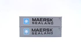 405116 Jacksonville Terminal Jtc N Scale Maersk Sealand 40ft High Cube Containers With Magnetic System
