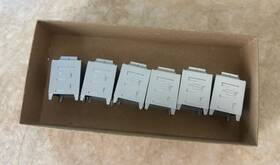S001h Jax Scale Models Ho Signal Box 6-pack For Model Railroad Diorama