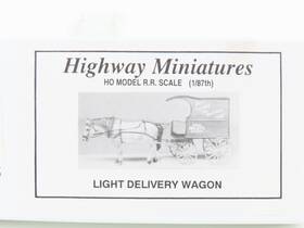 360-101 Jordan Ho Scale Highway Miniatures Kit Light Delivery Wagon - Sealed