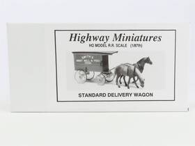 360-102 Jordan Ho Scale Highway Miniatures Kit #360-102 Standard Delivery Wagon