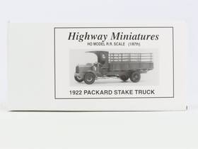 360-231 Jordan Ho Scale Highway Miniatures Kit #360-231 1922 Packard Stake Truck