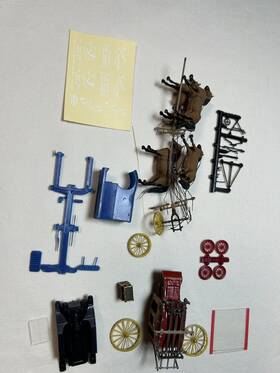 360-234 Jordan Ho Great Circus Train Western Concord Stagecoach Inch Incomplete Kit