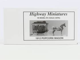 360-235 Jordan Ho Scale Highway Miniatures Kit #360-235 1912 Popcorn Wagon