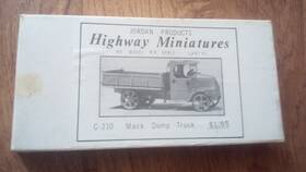 C-210 Jordan Products #c-210 Highway Miniatures #c- 210 Ho Model Mack Dump Truck