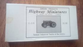 C-219 Jordan Products #c-219 Highway Miniatures Ho 1920 Model Fordson Tractor