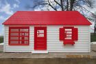 K-20 Skyline Vintage Penn Valley House White Sides Red Roof Trim