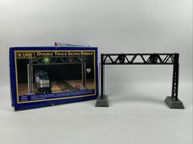 K-120 K-line 040369001201 O Gauge Double Track Signal Bridge