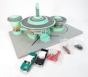 30-9105 K-line Mels Operating Drive-in Diner O Gauge 30-9105 K-line Mels Operating Drive-in Diner O Gauge